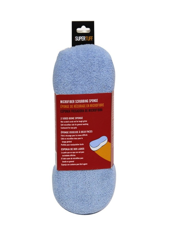 Trimaco 10105 8.5 4 x 2-inch Microfiber Scrubbing Sponge, 1-Pack - Image 1